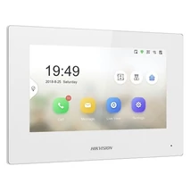 Hikvision DS-KH6320-WTE1-W IP video kaputelefon beltéri egység 7" LCD kijelzővel