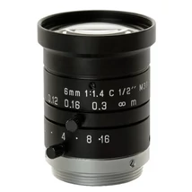 PENTAX H614-MQ(KP) Fix fókuszú 6mm (57,4 fok), F/1.4 1/2" C menet manual irisz