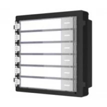 Hikvision DS-KD-KK Társasházi IP video kaputelefon 6 lakásos  billenytűzet modul