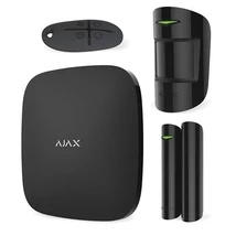 AJAX STARTER szett BL - HUB+1db Motionprotect+1db Doorprotect+1db Spacecontrol