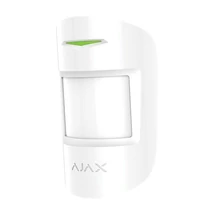 AJAX MotionProtect Plus WH vezetéknélküli kombinált mozgásérzékelő, fehér