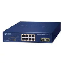 Planet GS-2210-8P2S 8-Port 10/100/1000T 802.3at PoE + 2-Port 1000X SFP smart