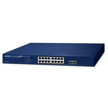 Planet GS-2210-16P2S 16-Port 10/100/1000T 802.3at PoE + 2-Port 1000X SFP smart