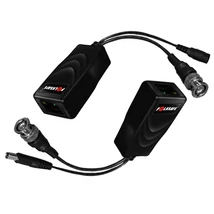 Folksafe FS-HDP4301VP-MF 1 CH passzív HD-CVI/TVI/AHDvideo balun tápcsatlakozóval