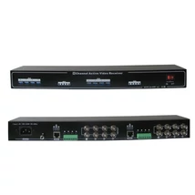 Folksafe FS-4608R 8 CH aktív video balun vevő, RJ45 és sorkapcsos csatlakozással