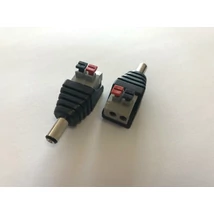 Folksafe DCMCP szerelhető tápcsatlakozó dugó szorító érintkezős csatlakozással.