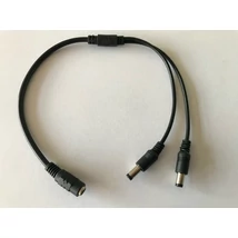 Folksafe DC1F2M szerelt tápcsatlakozó elosztó 1 aljzat 2 dugó