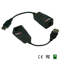 Folksafe FS-6001U passzív USB extender. Adó vevő pár, 1.1-100m, 2.0-50m  átvitel