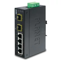 Planet IGS-620TF ipari switch 4-Port Gigabit Ethernet + 2-Port Gigabit SFP