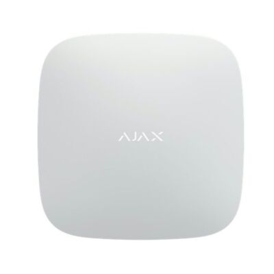 AJAX HUB2 (2G) WH vezetéknélküli riasztó központ 100 eszközig,LAN,GSM/GPRS,fehér