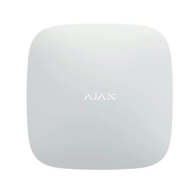 AJAX HUB2 (4G) WH vezetéknélküli riasztó központ 100 eszközig,LAN,GSM/GPRS,fehér