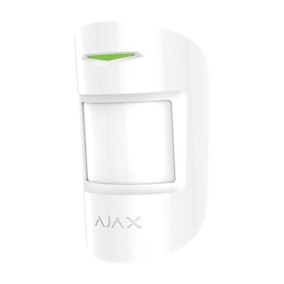 AJAX MotionProtect Plus WH vezetéknélküli kombinált mozgásérzékelő, fehér