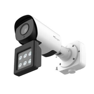 Milesight TS8266-X4WE/W 8MP AI Road Traffic Pro Bullet Plus kamera + fehér LED