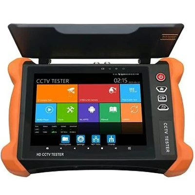 Metricu M-IPC-840C univerzális CCTV teszter műszer 8". IP, CVBS, AHD, TVI, CVI