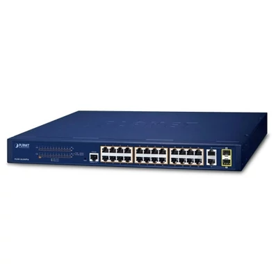 Planet FGSW-2624VHPS4 24-Port 10/100TX PoE + 2-Port Gigabit TP/SFP Combo switch