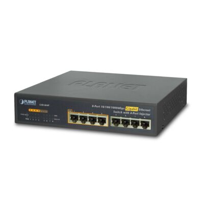 Planet GSD-804P 4-Port Gigabit PoE + 4-Port Gigabit Ethernet switch