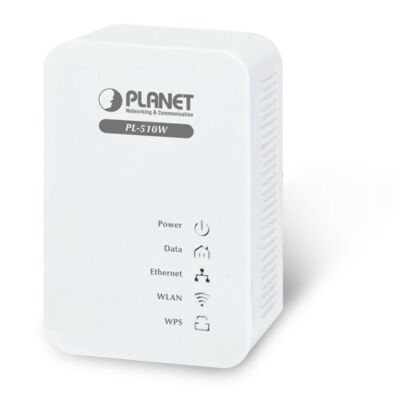 Planet PL-510W 200Mbps Powerline ethernet adapter beépített 300Mbps Wireless N