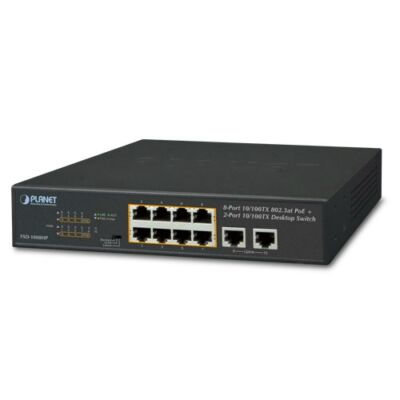 Planet FSD-1008HP 8-Port 10/100TX PoE + 2-Port 10/100TX Ethernet switch