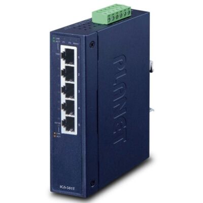 Planet IGS-501T ipari switch 5-Port Gigabit Ethernet