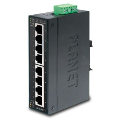Planet IGS-801T ipari switch 8-Port Gigabit Ethernet