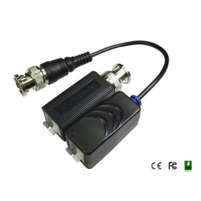 Folksafe FS-HDP4100C 1CH passzív HD-CVI/TVI/AHD video balun adó-vevő, szor.érint