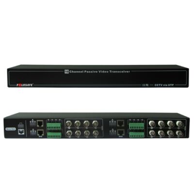Folksafe FS-HDP4616SR 16 CH passzív HD-CVI/TVI/AHD video balun RJ45 és sorkapocs